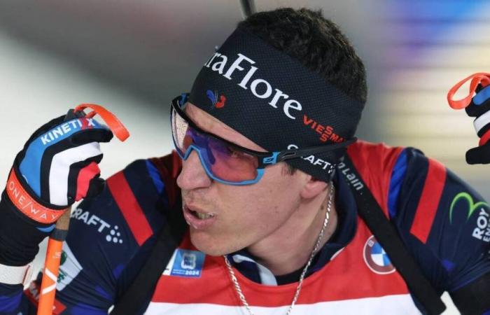 Biathlon. Chloé Chevalier and Quentin Fillon Maillet French roller ski sprint champions