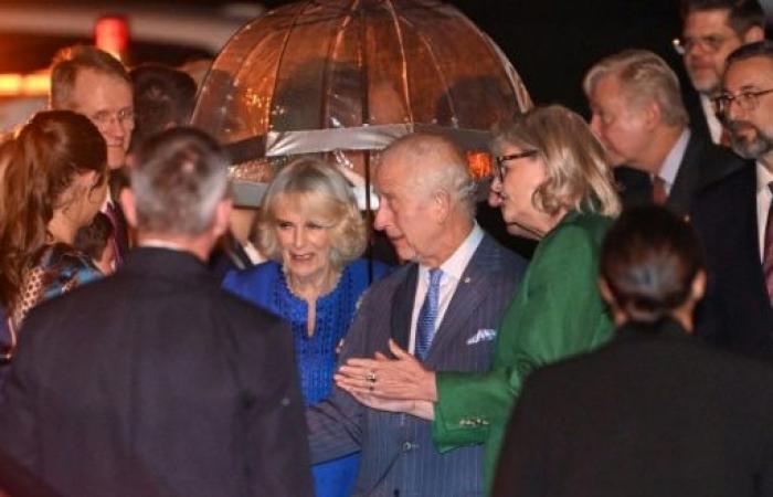 Military honors for Charles at launch of Australia tour