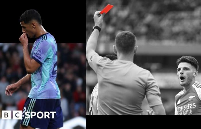 Arsenal’s red card problem: Will discipline problem cost Gunners the title?