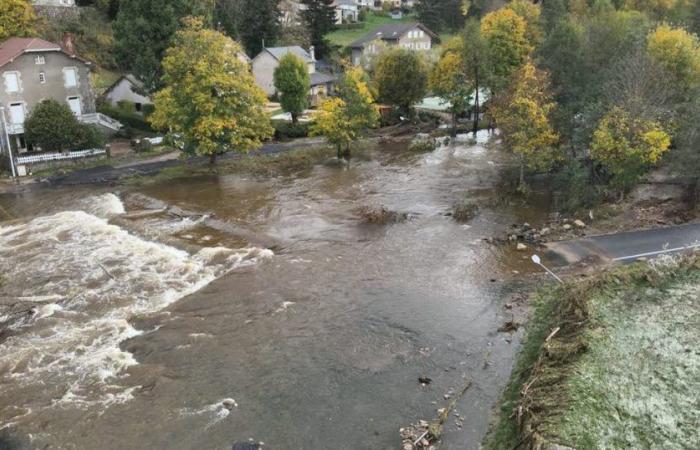 Bad weather. Destroyed bridges, damaged businesses… relive this post-flood day in Haute-Loire