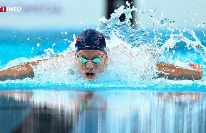 In Shanghai, Léon Marchand sets a French record and a European record on the same day