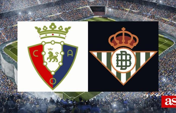 Osasuna 1-2 Betis: results, summary and goals