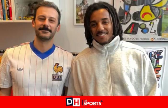 A football star visiting a store in the center of Brussels: “A good time spent chatting!”