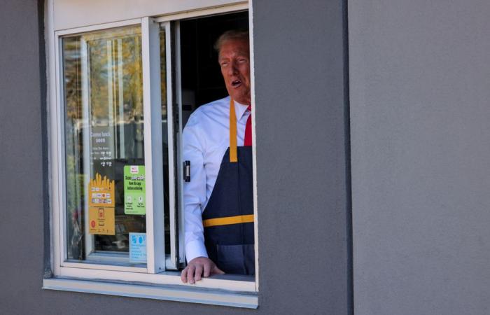 Trump in the kitchen of McDonald’s, Harris turns 60