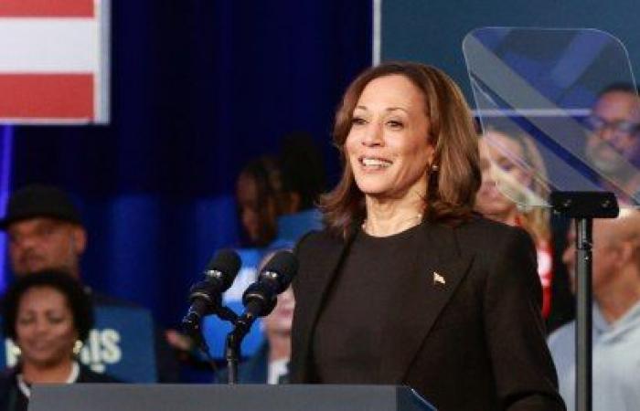 Kamala Harris says Trump “demeans the office”