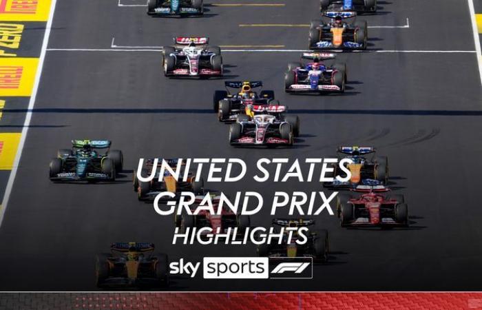 United States GP: Charles Leclerc leads dominant Ferrari 1-2 in Austin as Lando Norris penalty hands Max Verstappen third | F1 News