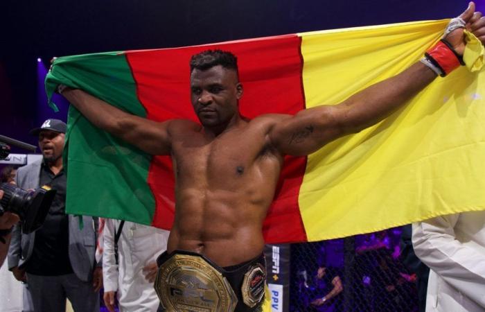 for his return, Francis Ngannou wins by KO against Renan Ferreira in the first round