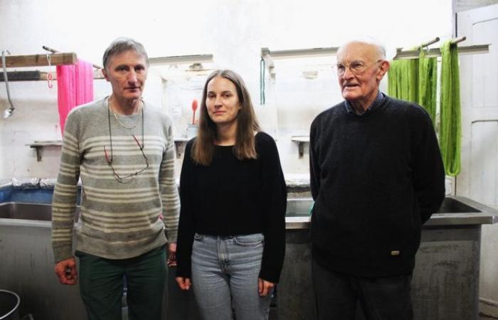 After her grandfather and father, Tiphanie Terrade takes over the management of the family spinning mill in Creuse