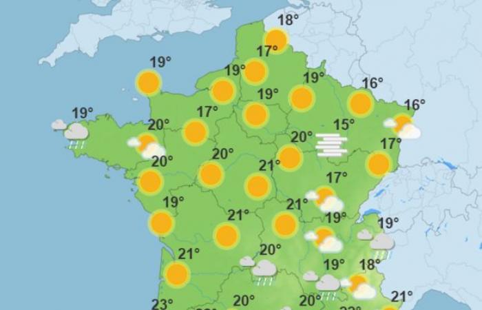 Mild weather, before the cool and rain: the weather of the week in France