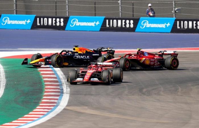 victory for Leclerc and Ferrari double in the United States, Verstappen secures the podium