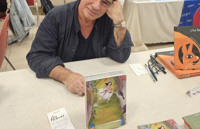 Children’s literature at the book fair with Hubert Ben Kemoun