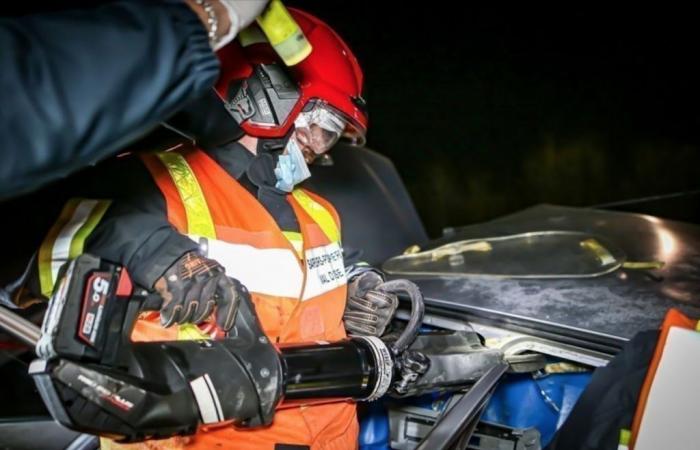 a motorist seriously injured after several rollovers on the A16