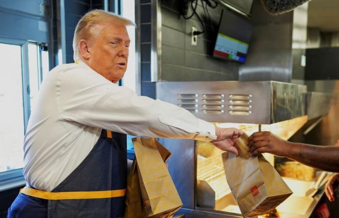 Trump in the kitchen of McDonald’s, Harris turns 60