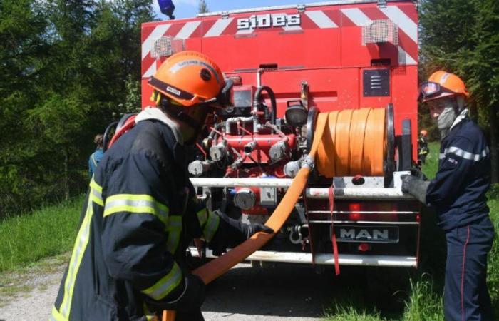 Loire. A mobile home destroyed by a nighttime fire in Saint-Just-Saint-Rambert