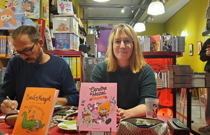 the Krazy Kat bookstore celebrated its move to rue Saint-James