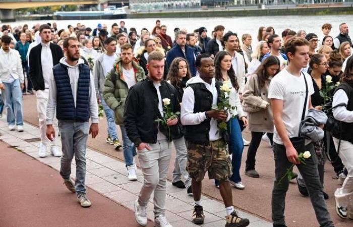 White march after the death of Owen in Rouen: “It could be my son”