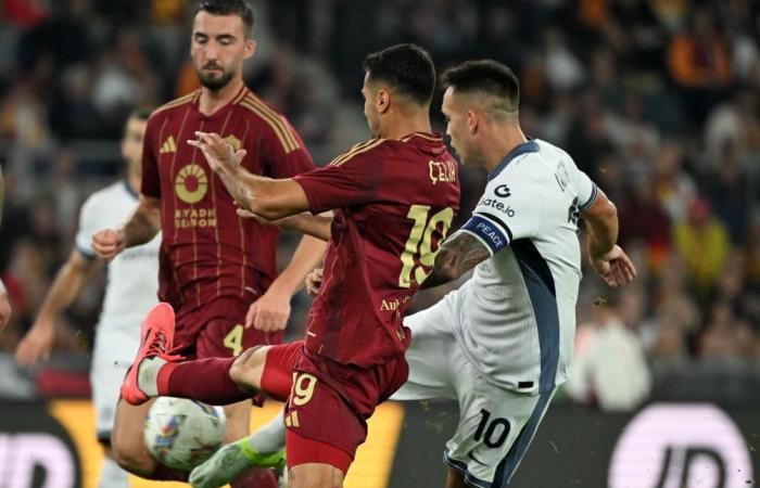 Serie A football match: Roma vs. Inter Milan-Xinhua