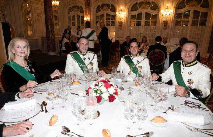 Prince François d’Orléans invests his sister-in-law Naomi into the order of Saint Lazare in Monaco