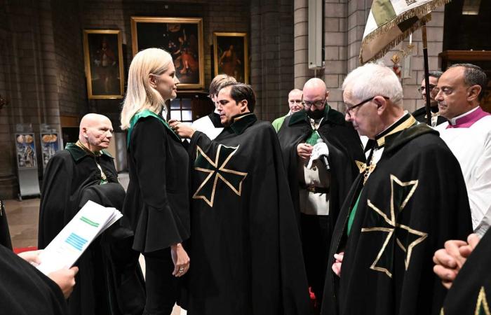 Prince François d’Orléans invests his sister-in-law Naomi into the order of Saint Lazare in Monaco