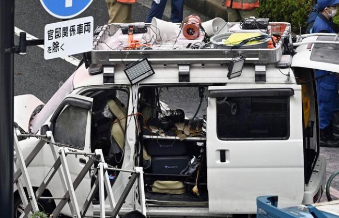 Man arrested after firebombs thrown at Japan’s ruling party HQ and car driven into security fence around PM’s office | World News