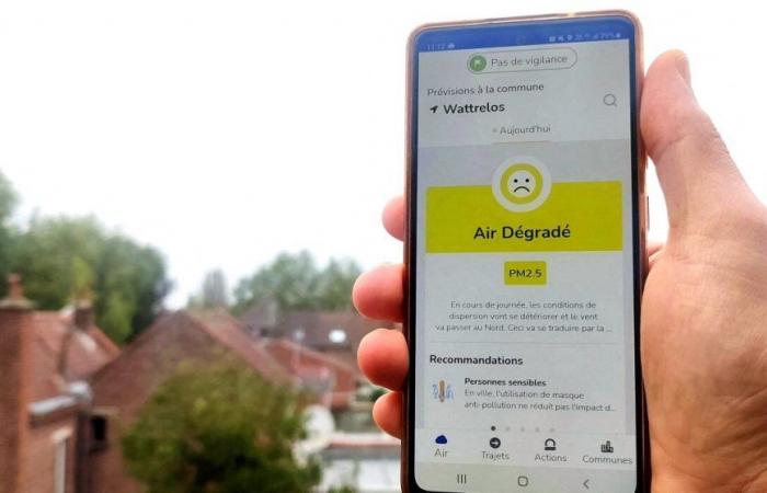 In Hauts-de-France, a free application to monitor the quality of the air we breathe