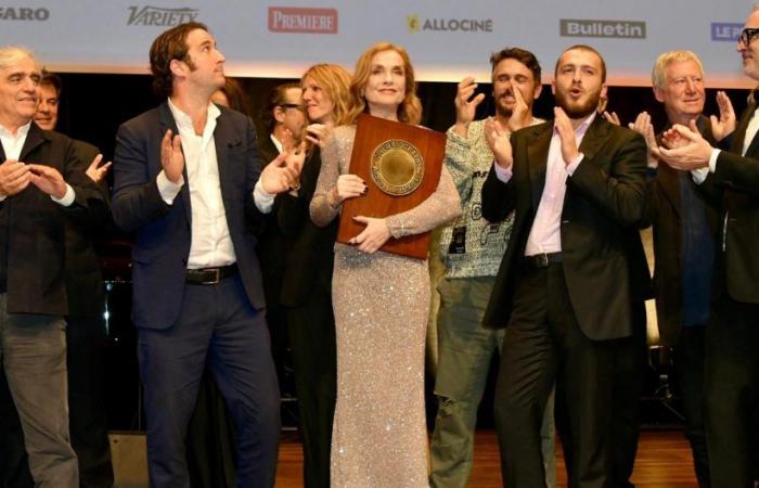 2024 Lumière Prize ceremony: Isabelle Huppert, gold medal