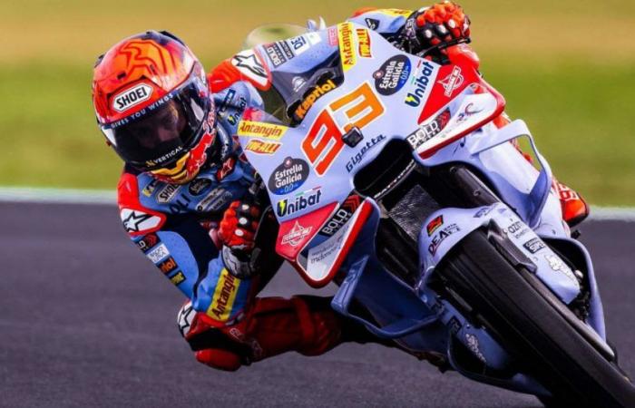 Motorcycle. Marc Marquez wins the Australian Grand Prix ahead of Jorge Martin