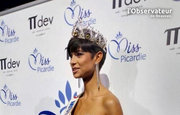 after Miss Oise, Marina Przadka is crowned Miss Picardie 2024 in Beauvais