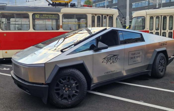 This (barely) modified Tesla Cybertruck is circulating in the Czech Republic, but is it really legal?