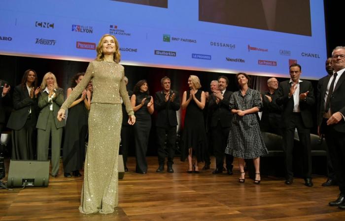 2024 Lumière Prize ceremony: Isabelle Huppert, gold medal