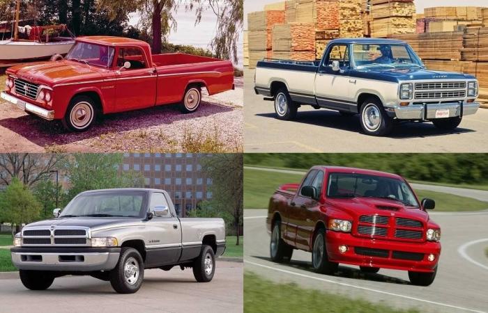 Photos from yesterday: Dodge pickup trucks