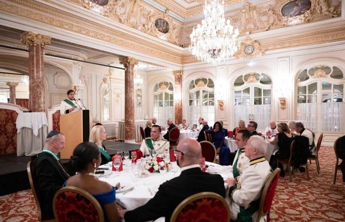 Prince François d’Orléans invests his sister-in-law Naomi into the order of Saint Lazare in Monaco