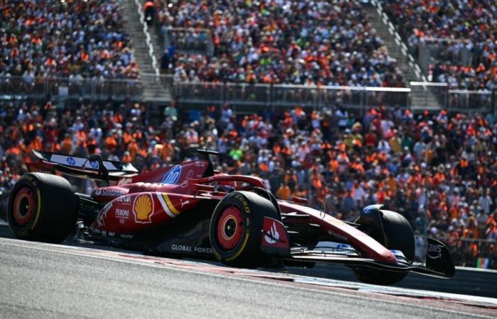 Ferrari double in Austin, with victory for Charles Leclerc ahead of Carlos Sainz