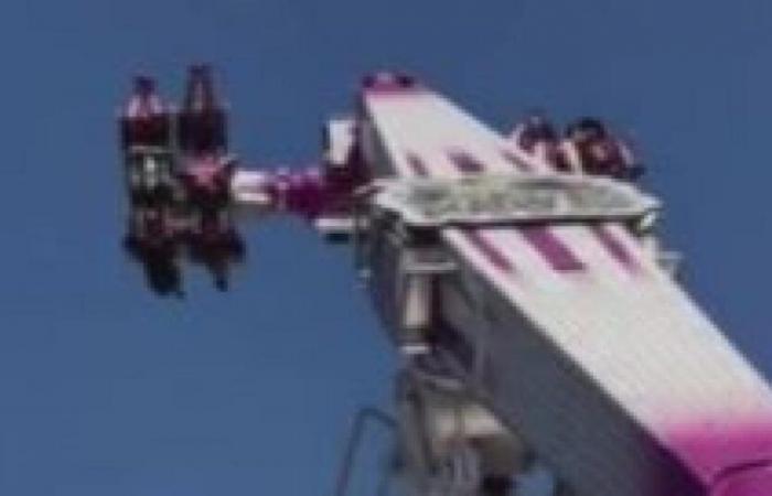 Ally’s two children find themselves stuck upside down for very long minutes!