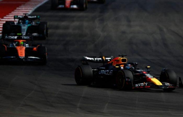 follow the United States Grand Prix, with Norris and Verstappen on the front row