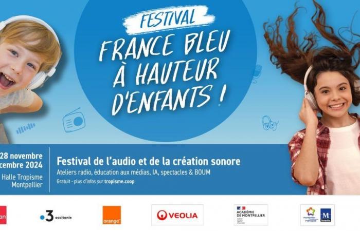 Experience the 4th edition of the France Bleu festival for children from November 28 to December 1, 2024