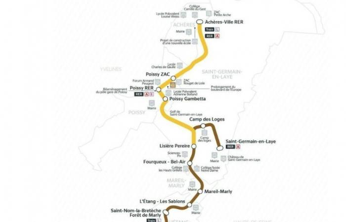 Start of work on the T13 tram between Saint-Germain-en-Laye and Achères