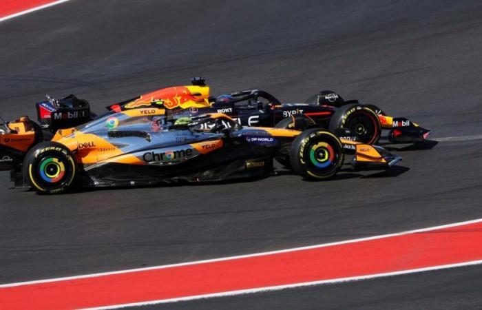 Norris penalized against Verstappen, McLaren judges the sanction “inappropriate”