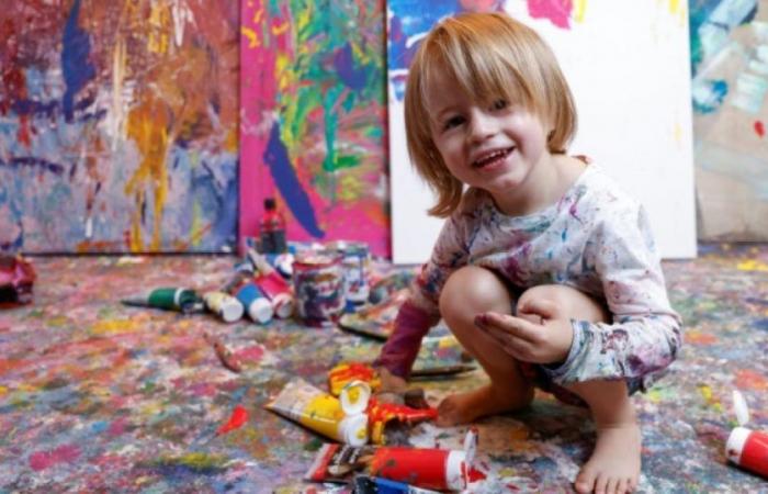 Germany: Laurent, 3 years old and already a successful painter: News