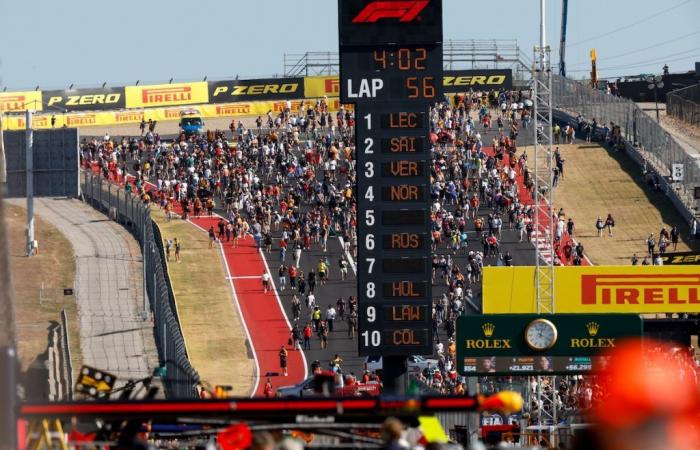 F1 – United States GP organizers heavily sanctioned after premature track invasion