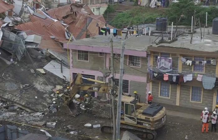 Collapse of a seven-storey building in Nairobi