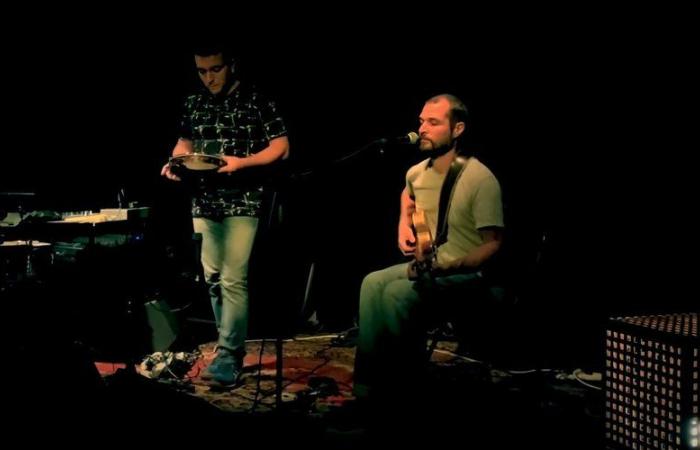 Buck Vertigo and Mathieu Tetéu in concert at the castle of Labastide-Marnhac