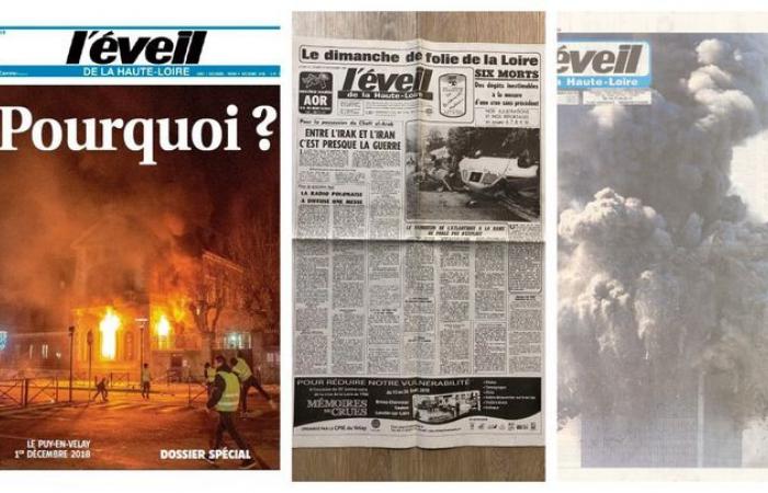 80 years of L’Éveil de la Haute-Loire: these most notable front pages of the newspaper