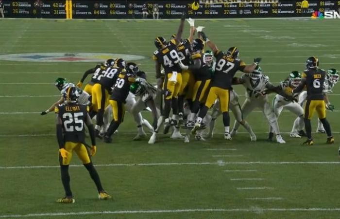 Watch: Steelers DL Dean Lowry Blocks Jets Field Goal