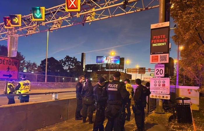 A splash at the Jacques-Cartier Bridge | Three activists will spend the night in prison