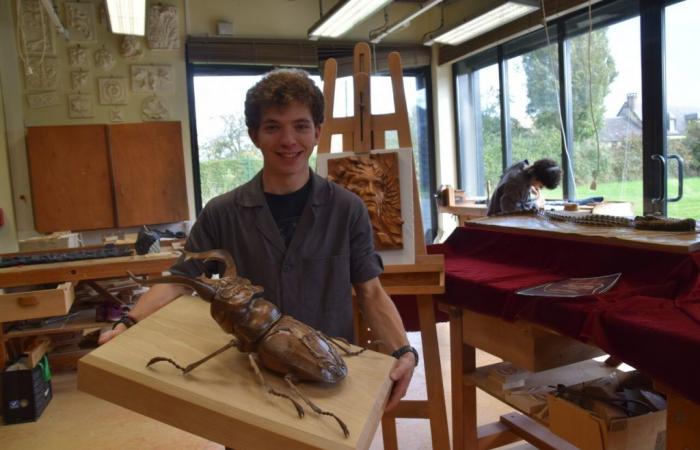 Pascal will represent Normandy in a prestigious national wood sculpture competition