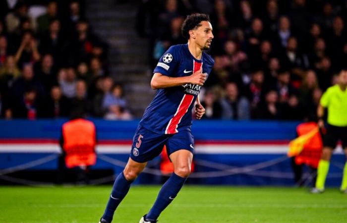 the remarkable exit of Marquinhos on Mbappé after the frustrating draw of PSG