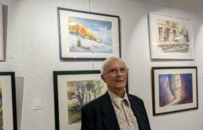 The watercolorist Pierre Creusot is the guest of Friends of the Arts