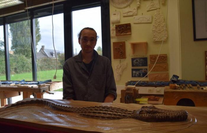 Pascal will represent Normandy in a prestigious national wood sculpture competition