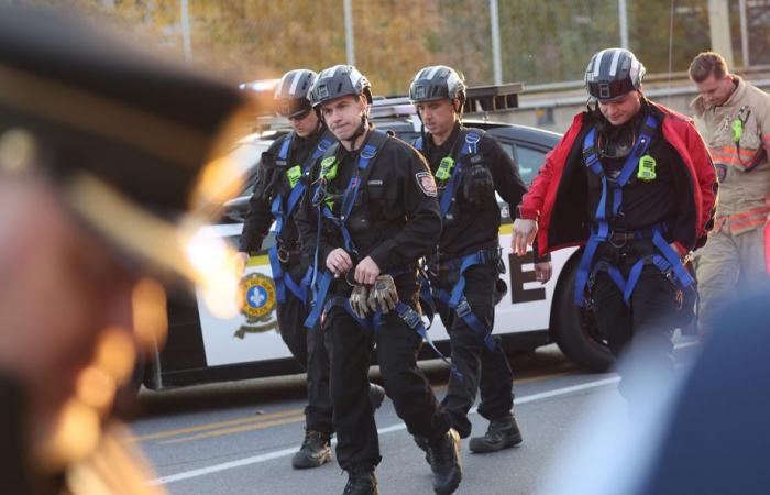 A splash at the Jacques-Cartier Bridge | Three activists will spend the night in prison